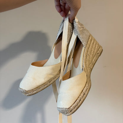 Castañer Carina Alpargatas Beige (38W)