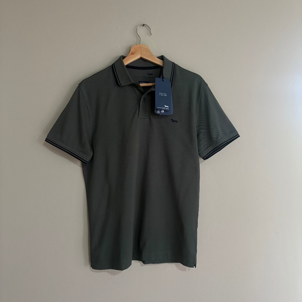 Harmont & Blaine Polo Verde Oscuro (M) NUEVO