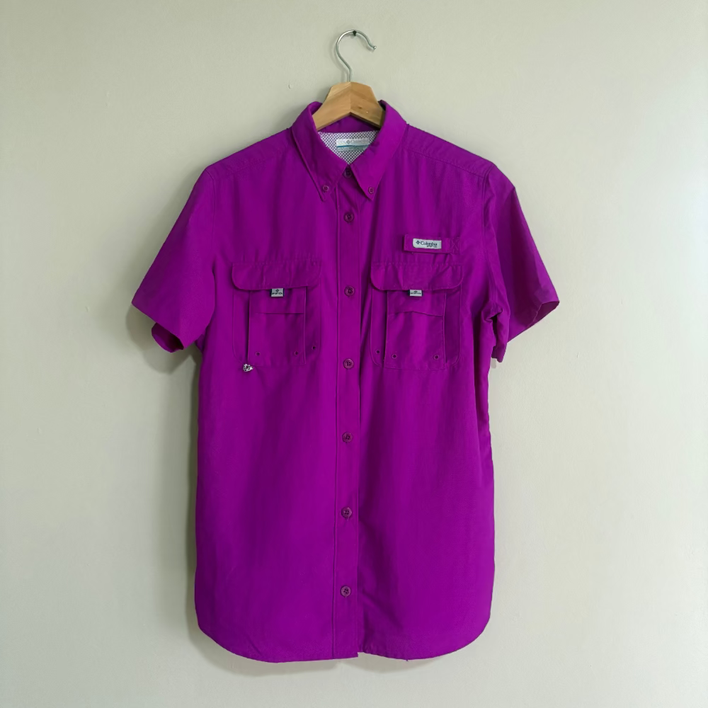 Columbia Camisa PFG Bahama Morado Mujer (S)