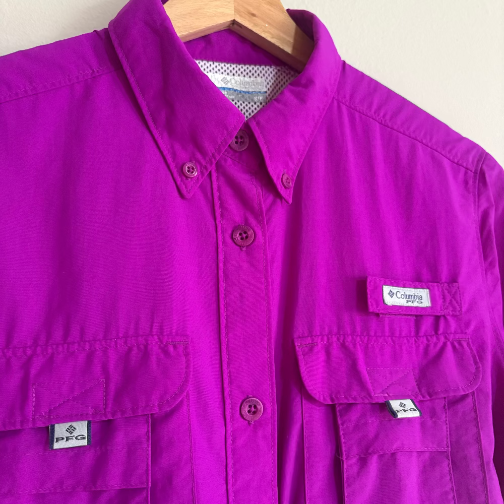 Columbia Camisa PFG Bahama Morado Mujer (S)