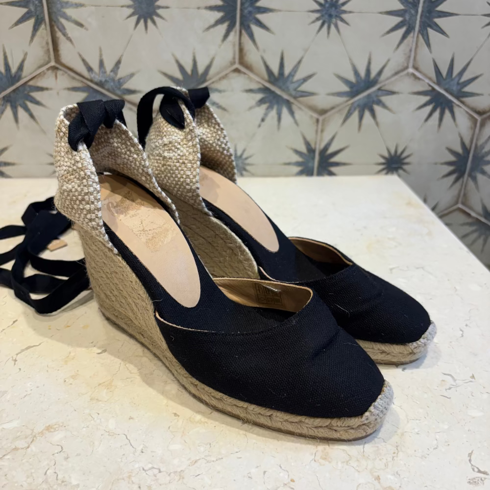 Castañer Carina Alpargatas Negras (37W)