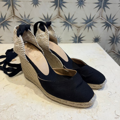 Castañer Carina Alpargatas Negras (37W)