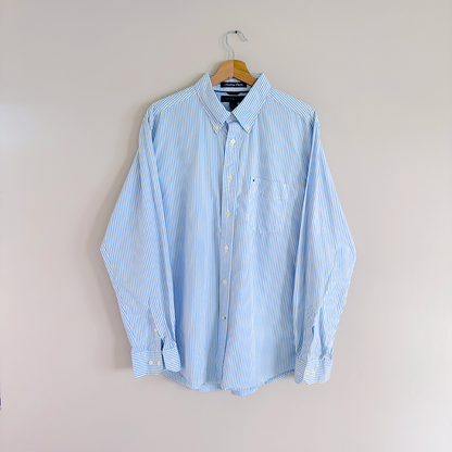 Tommy Hilfiger Camisa Rayas Azul (L)