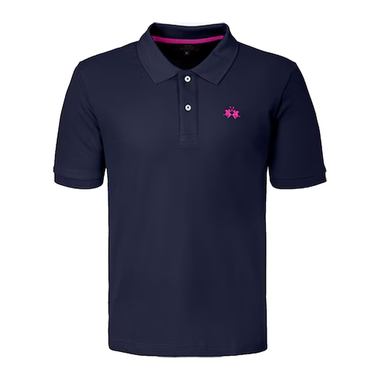 La Martina Polo Azul Marino/Pink