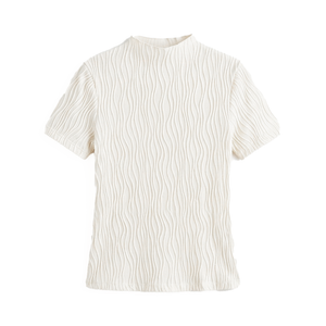 MOTF Blusa Texturizada Beige