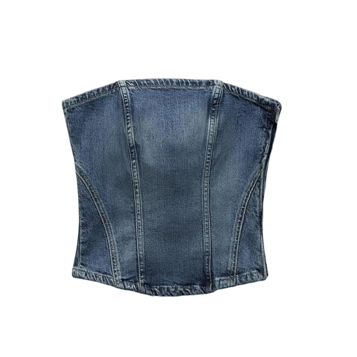 Zara Denim Crop Top (M)