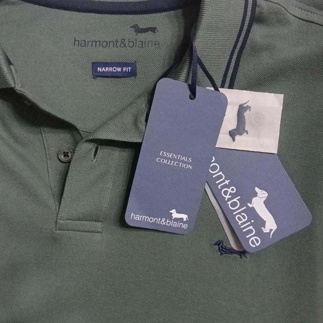 Harmont & Blaine Polo Verde Oscuro (M) NUEVO