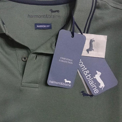 Harmont & Blaine Polo Verde Oscuro (M) NUEVO