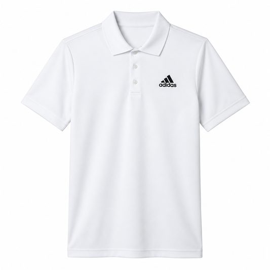 Adidas Dry Fit Polo Blanco (S)