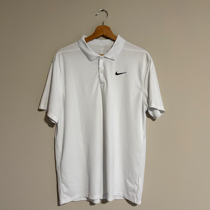 Nike Dri-Fit Polo Blanco (L)