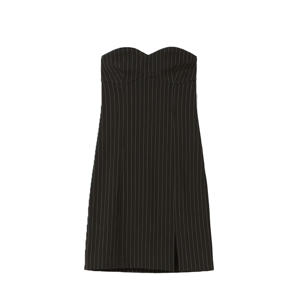 Bershka Vestido de Rayas