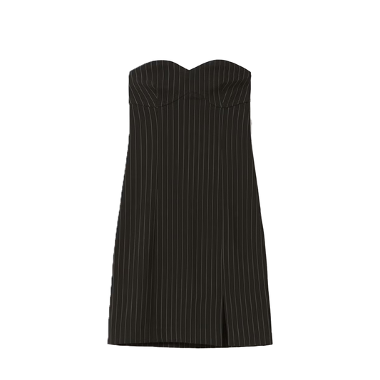Bershka Vestido de Rayas