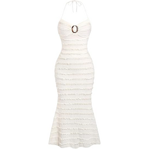 SHEIN Vestido Blanco de Tirantes