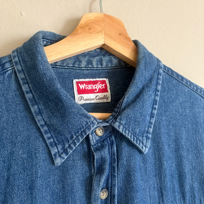 Wrangler Camisa Denim Hombre (L)