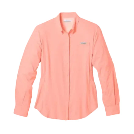 Columbia Camisa PFG Tamiami Salmón Mujer (XS)