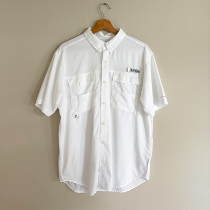 Columbia Camisa PFG Tamiami Blanco Hombre (M)