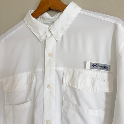 Columbia Camisa PFG Tamiami Blanco Hombre (M)