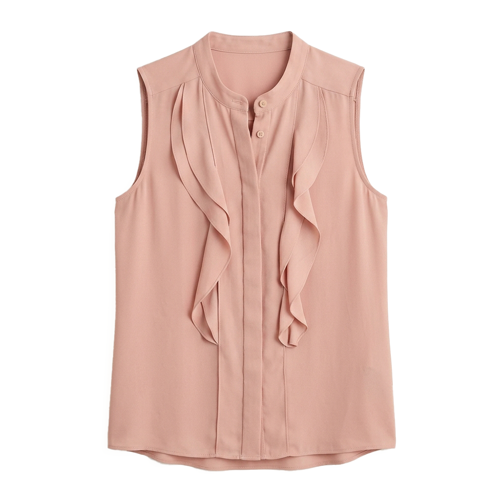 Ann Taylor Blusa Rosa Pálido