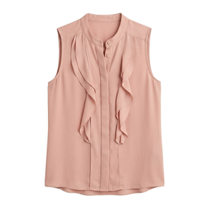 Ann Taylor Blusa Rosa Pálido