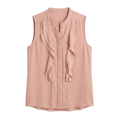 Ann Taylor Blusa Rosa Pálido