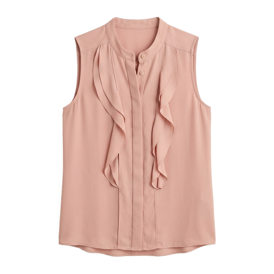 Ann Taylor Blusa Rosa Pálido