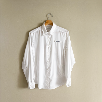 Columbia Camisa PFG Tamiami Blanco Mujer (S)