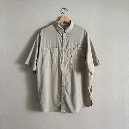 Columbia Camisa PFG Tamiami Beige Hombre (L)