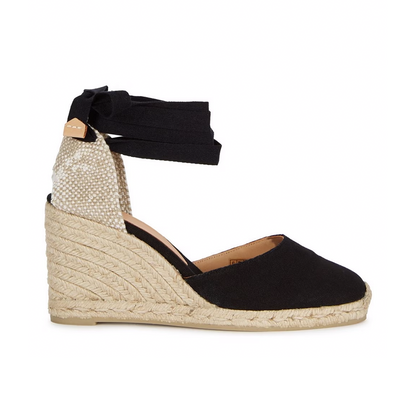 Castañer Carina Alpargatas Negras (37W)
