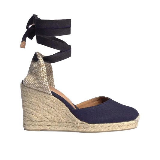 Castañer Carina Alpargatas Azul Oscuro (37W) NUEVAS