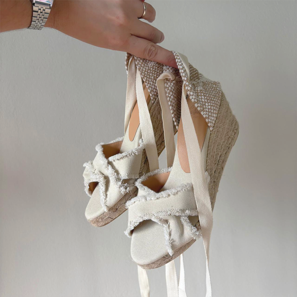 Castañer Bluma Wedge Espadrilles (36W)