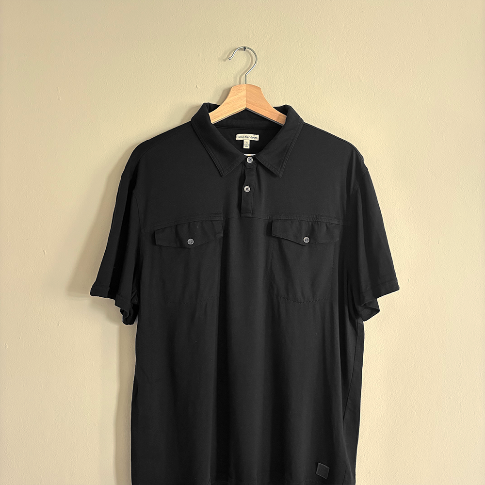 Calvin Klein Polo Negro (XL)