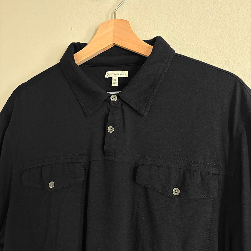 Calvin Klein Polo Negro (XL)