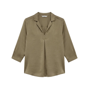 Stradivarius Blusa Verde Oliva