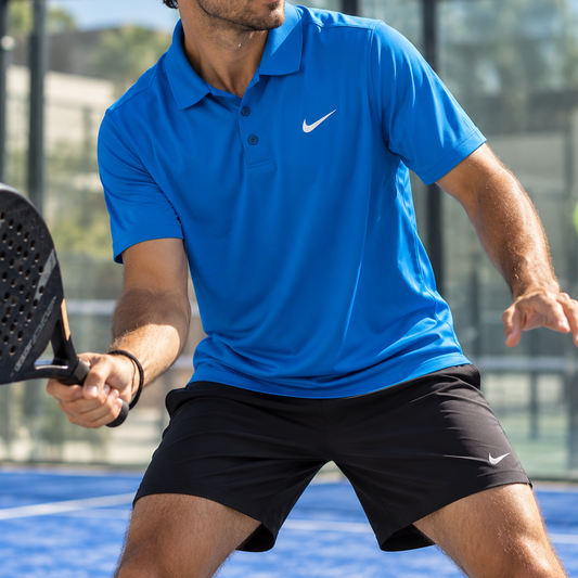Nike Polo Dry Fit Azul (XL)
