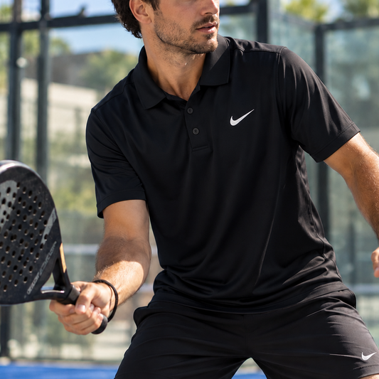 Nike Polo Dry Fit Negro (XL)
