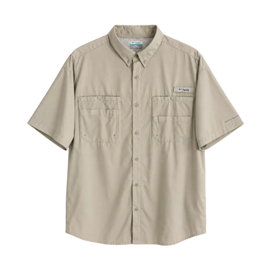 Columbia Camisa PFG Tamiami Beige Hombre (L)