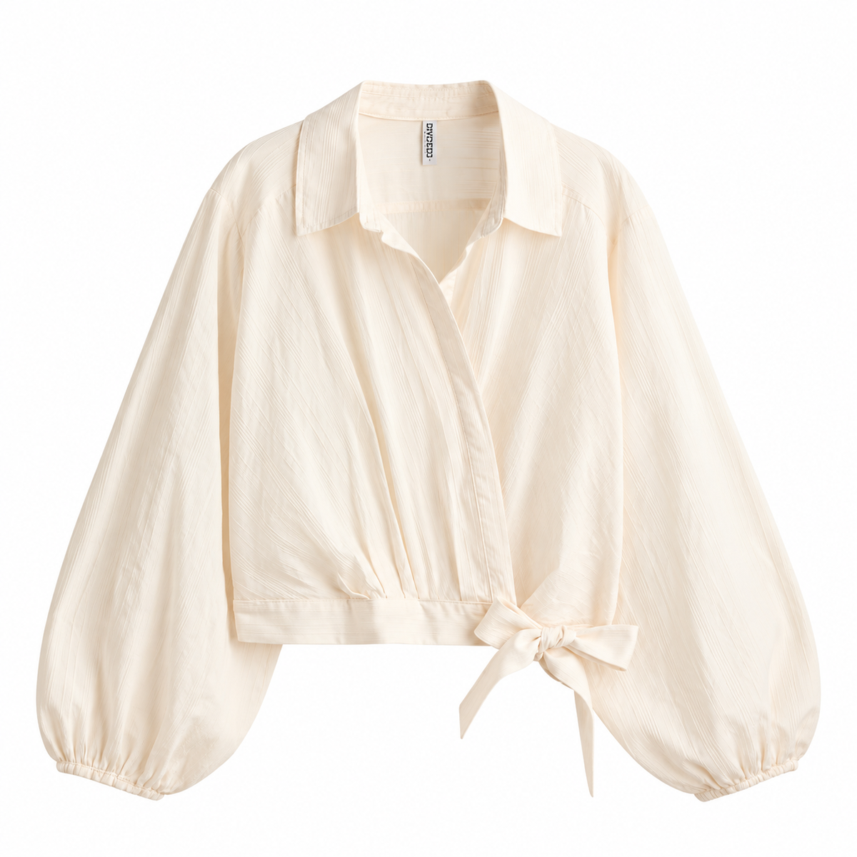 H&M Cotton Wrap Shirt (M) NUEVA