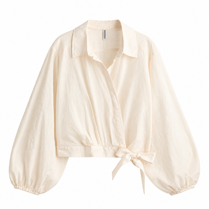 H&M Cotton Wrap Shirt (M) NUEVA