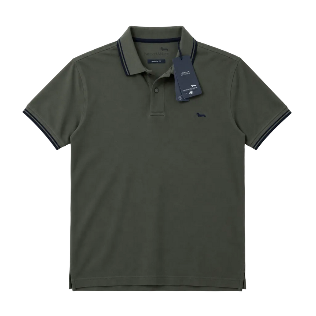 Harmont & Blaine Polo Verde Oscuro (M) NUEVO
