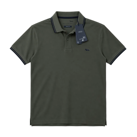 Harmont & Blaine Polo Verde Oscuro (M) NUEVO