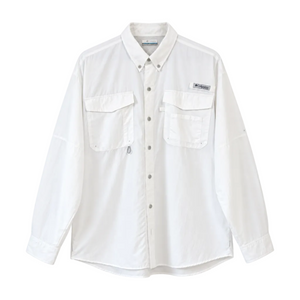 Columbia Camisa PFG Technical Blanco Hombre (XL)