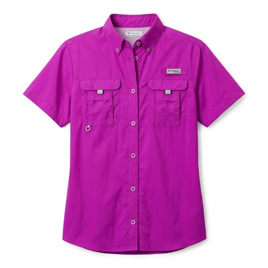 Columbia Camisa PFG Bahama Morado Mujer (S)