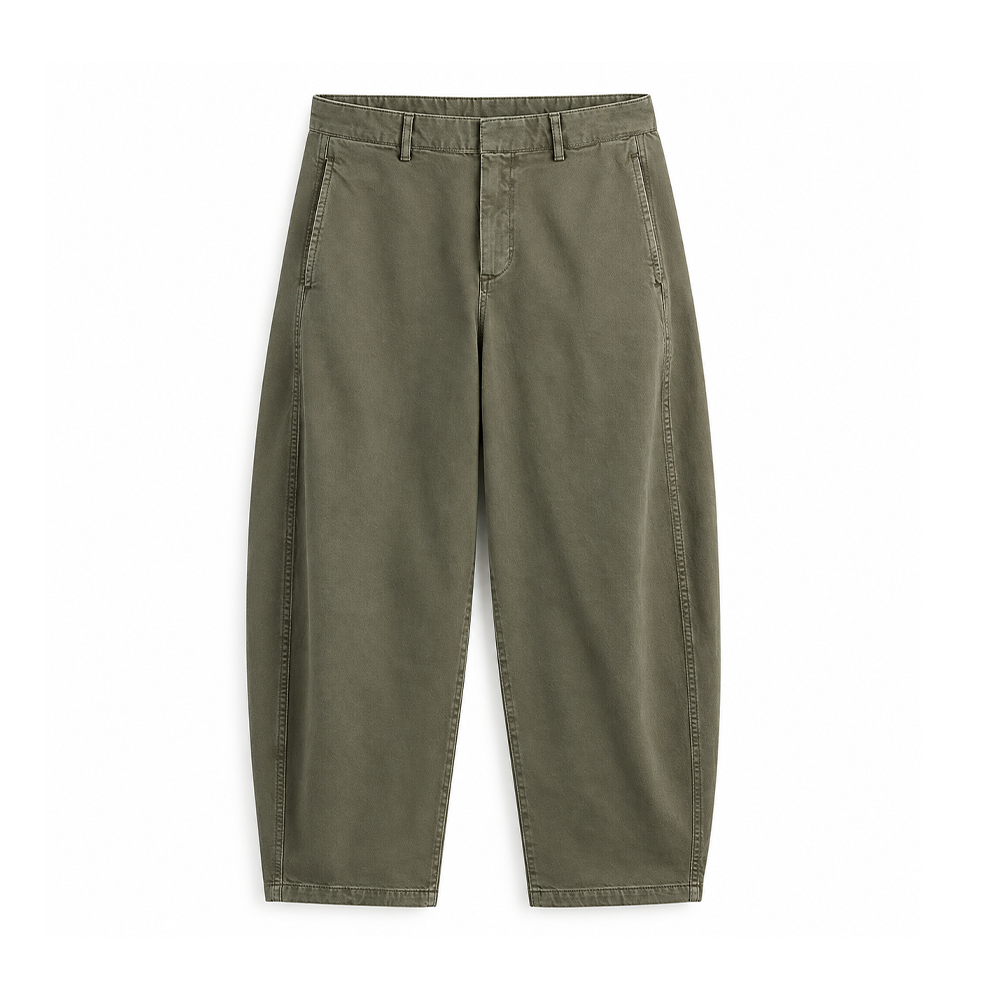 Gap Mid Rise Twill Barrel Pants (14)