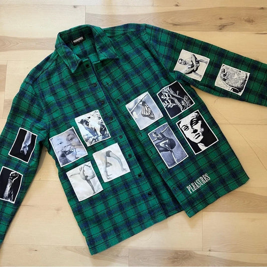 PLEASURES Vodka Camisa Flannel