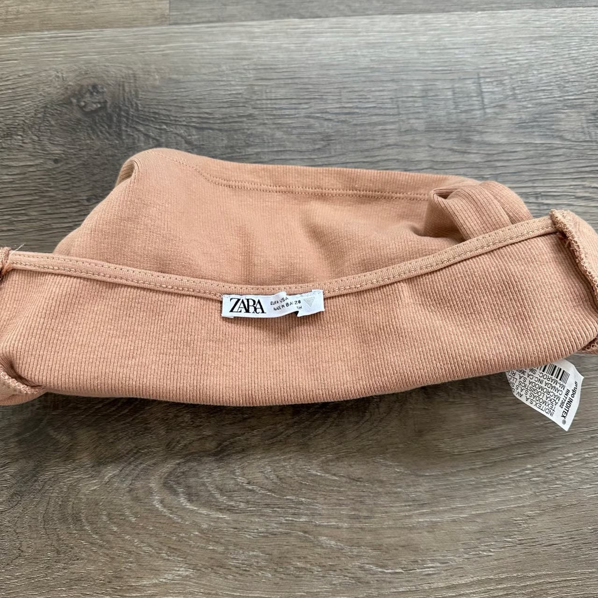 Zara Crop Top Beige (M)