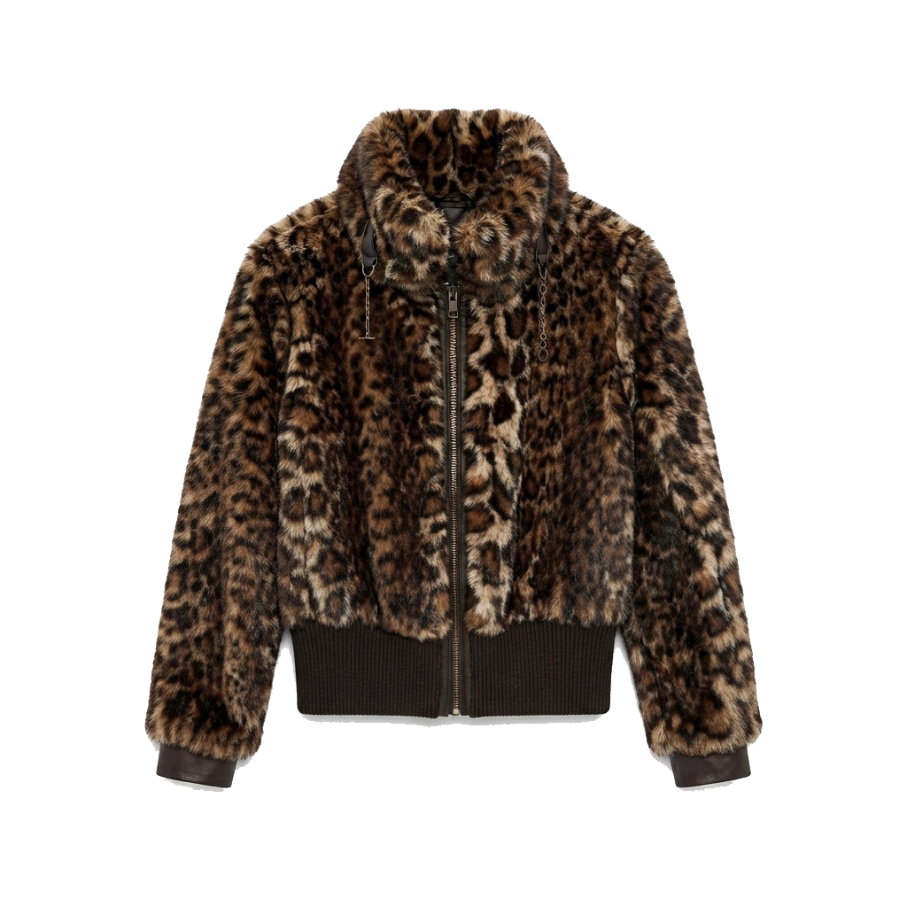 Zara Abrigo Animal Print