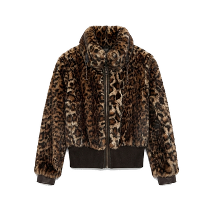 Zara Abrigo Animal Print