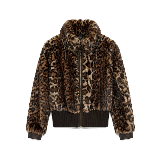Zara Abrigo Animal Print