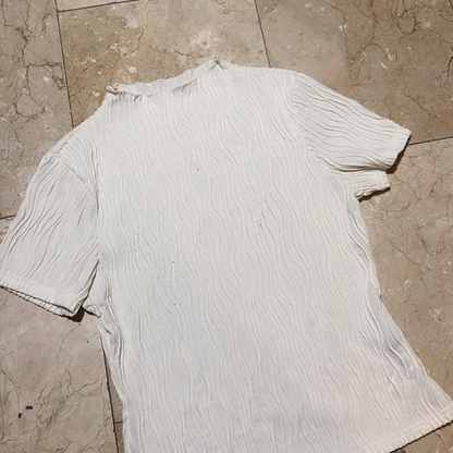 MOTF Blusa Texturizada Beige