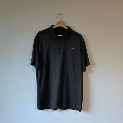 Nike Polo Dry Fit Negro (XL)